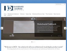 Tablet Screenshot of blackboardcaseworkdesign.com